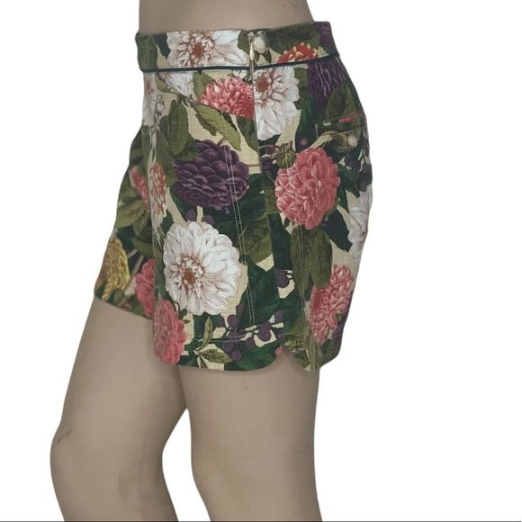 Anthropologie Elevenses Ranunculus Bloom shorts sz 4 - Picture 9 of 16
